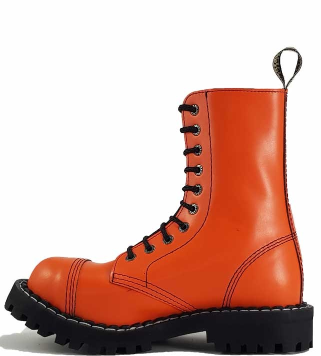 Steel Stiefel 10 Loch Orange STEEL Shoes&Boots
