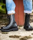 Steel Stiefel 10 Loch Schwarz