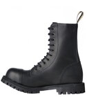 Steel Stiefel 10 Loch Schwarz BO