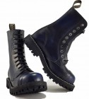 Steel Stiefel 10 Loch Blau Rub Off