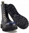 Steel Stiefel 10 Loch Blau Rub Off