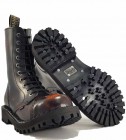Steel Stiefel 10 Loch Orange Rub Off
