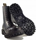 Steel Stiefel 10 Loch UK Flagge Rub Off