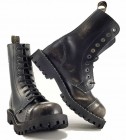 Steel Stiefel 10 Loch Weiß Rub Off