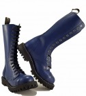 Steel Stiefel 15 Loch Blau