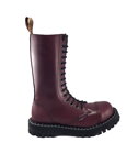 Steel Stiefel 15 Loch Burgunder 