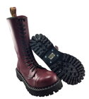 Steel Stiefel 15 Loch Burgunder 