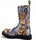 Steel Stiefel 15 Loch  Graffiti