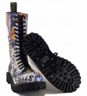 Steel Stiefel 15 Loch  Graffiti