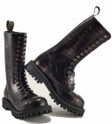Steel Stiefel 15 Loch UK Flagge Rub Off