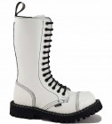 Steel Stiefel 15 Loch Weiß