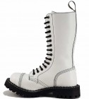 Steel Stiefel 15 Loch Weiß