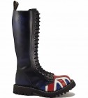 Steel Stiefel 20 Loch Britische Flagge