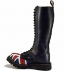 Steel Stiefel 20 Loch Britische Flagge