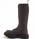 Steel Stiefel 20 Loch Braun