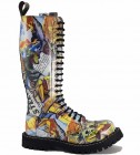 Steel Stiefel 20 Loch Graffiti