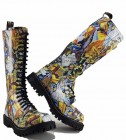 Steel Stiefel 20 Loch Graffiti