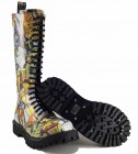Steel Stiefel 20 Loch Graffiti