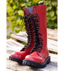 Steel Stiefel 20 Loch Rot