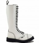 Steel Stiefel 20 Loch Weiß