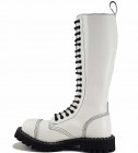 Steel Stiefel 20 Loch Weiß