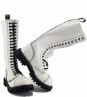 Steel Stiefel 20 Loch Weiß