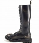 Steel Stiefel 20 Loch Weiß Rub Off