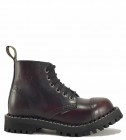 Steel Stiefel 6 Loch Burgunder Rub Off