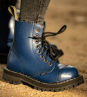 Steel Stiefel 8 Loch Blau