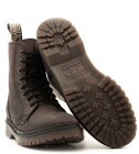 Steel Stiefel 8 Loch Braun Air No Cap