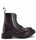 Steel Stiefel 8 Loch Burgunder Rub Off