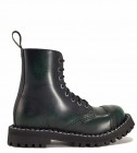 Steel Stiefel 8 Loch Grün Rub Off