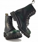 Steel Stiefel 8 Loch Grün Rub Off