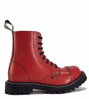 Steel Stiefel 8 Loch Rot