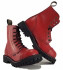 Steel Stiefel 8 Loch Rot