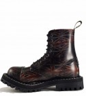 Steel Stiefel 8 Loch UK Flagge Rub Off