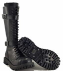 Steel Stiefel 20 Loch Schwartz Mit 2 Schnallen