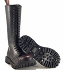 Steel Stiefel 20 Loch Burgunder Rub Off