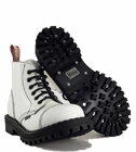Steel Stiefel 6 Loch Weiß