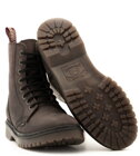 Steel Stiefel 8 Loch Braun Air No Cap