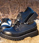 Steel Schuhe 4 Loch Alcapone Schwarz