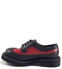 Steel Schuhe 4 Loch Alcapone Schwarz Rot