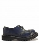 Steel Schuhe 3 Loch Blau Rub Off