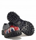 Steel Schuhe 3 Loch Britische Flagge