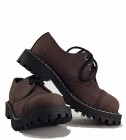 Steel Schuhe 3 Loch Braun