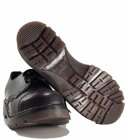 Steel Schuhe 3 Loch Burgunder Rub Off Air