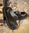 Steel Schuhe 3 Loch Gelb Rub Off