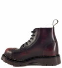 Steel Stiefel 6 Loch Burgunder Rub Off Air 