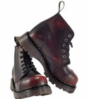 Steel Stiefel 6 Loch Burgunder Rub Off Air 