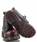 Steel Stiefel 6 Loch Burgunder Rub Off Air 